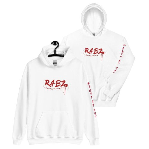 $300 HROW (hoodie red on white)