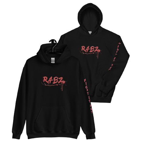 $300 HROB (hoodie red on black)